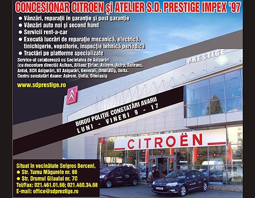 SD Prestige - Concesionar si reparator agreat Citroen